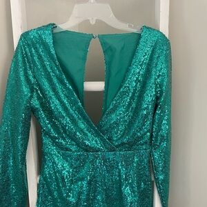 Sequin Romper from SHEIN